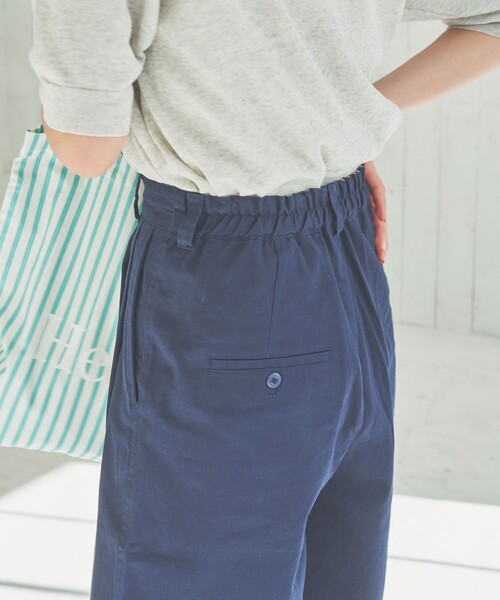 coen(コーエン)の「ソフトコットン2タックチノパンツ(チノパンツ・レディース・ベージュ/ネイビー/グレー・S/M/L)」の13枚目の写真
