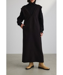 STYLEMIXER | ディープVステッチワークワンピース(ワンピース)