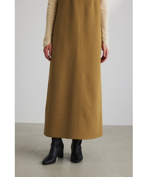 STYLEMIXER（スタイルミキサー）の「ディープVステッチワークワンピース（ワンピース・レディース・ブラック/ライトブラウン・MEDIUM/SMALL）」の15枚目の写真