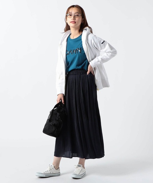 Grand PARK（グランドパーク）の「ビーズ刺繍　Ｔシャツ（Tシャツ/カットソー・レディース・ホワイト/テラコッタ/チャコールグレー/ブルー・FREE）」の15枚目の写真