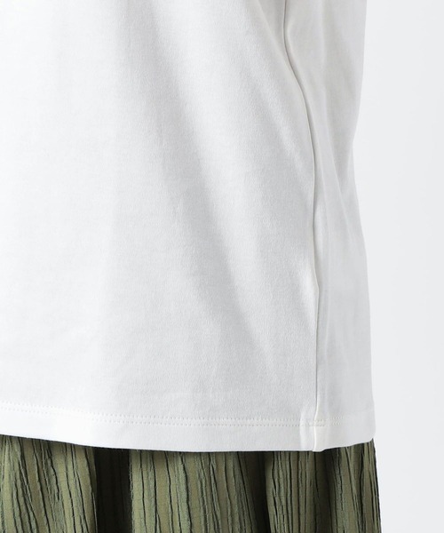 Grand PARK（グランドパーク）の「ビーズ刺繍　Ｔシャツ（Tシャツ/カットソー・レディース・ホワイト/テラコッタ/チャコールグレー/ブルー・FREE）」の8枚目の写真