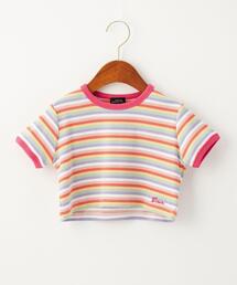 green label relaxing | TJ テレコボーダー ショート Tシャツ 100-130cm(Tシャツ/カットソー)