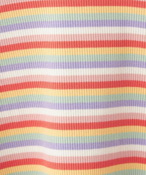 green label relaxing（グリーンレーベルリラクシング）の「TJ テレコボーダー ショート Tシャツ 100-130cm（Tシャツ/カットソー・キッズ・ブラウン/その他1/ライトブルー・100cm/120cm/130cm/110cm）」の8枚目の写真