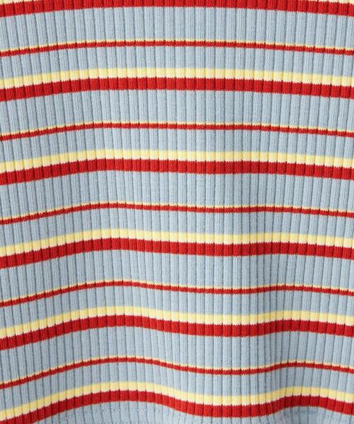 green label relaxing（グリーンレーベルリラクシング）の「TJ テレコボーダー ショート Tシャツ 100-130cm（Tシャツ/カットソー・キッズ・ブラウン/その他1/ライトブルー・100cm/120cm/130cm/110cm）」の13枚目の写真