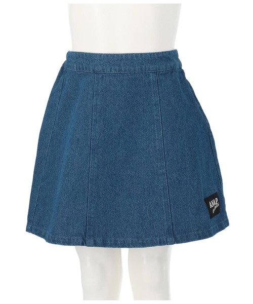 ANAP kids（アナップキッズ）の「2WAYアシンメトリージャンパースカート（ジャンパースカート・キッズ・ブラック/ブルー/ベージュ・120cm/110cm/130cm）」の10枚目の写真