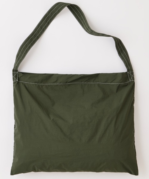 forksy.】ナイロンステッチビッグショルダーバック（ショルダー