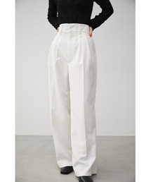 FRONT DARTS HIGH WAIST PANTS/フロントダーツハイウエストパンツ