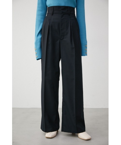 AZUL by moussy(アズールバイマウジー)の「FRONT DARTS HIGH WAIST PANTS/フロントダーツハイウエストパンツ(その他パンツ・レディース・ブラック/アイボリー/ライム・MEDIUM/SMALL)」の16枚目の写真