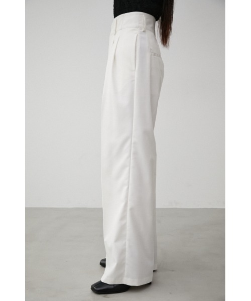 AZUL by moussy(アズールバイマウジー)の「FRONT DARTS HIGH WAIST PANTS/フロントダーツハイウエストパンツ(その他パンツ・レディース・ブラック/アイボリー/ライム・MEDIUM/SMALL)」の8枚目の写真