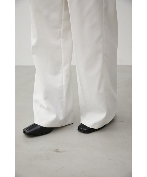 AZUL by moussy(アズールバイマウジー)の「FRONT DARTS HIGH WAIST PANTS/フロントダーツハイウエストパンツ(その他パンツ・レディース・ブラック/アイボリー/ライム・MEDIUM/SMALL)」の12枚目の写真