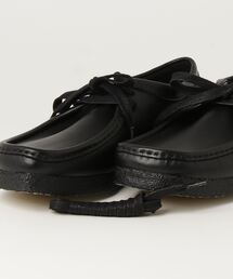 新品 保管品 Clarks クラークス レザー デッキシューズ size:8