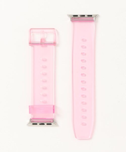 zandy(ズィーアンドワイ)の「zandy ズィー・アンド・ワイ/ Apple Watch【オーロラクリアバンド】アップルウォッチバンド オーロラクリアベルト /// clear2(デジタル腕時計・メンズ・イエロー/パープル/ピンク/クリア/グレー・S/M)」の15枚目の写真