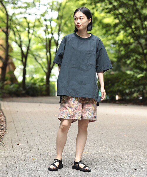 BEAMS BOY（ビームスボーイ）の「BEAMS BOY / タイプライター ビッグ リブ プルオーバー シャツ 23SS（シャツ/ブラウス・レディース・ブラック/オフホワイト/オリーブ・FREE）」の11枚目の写真