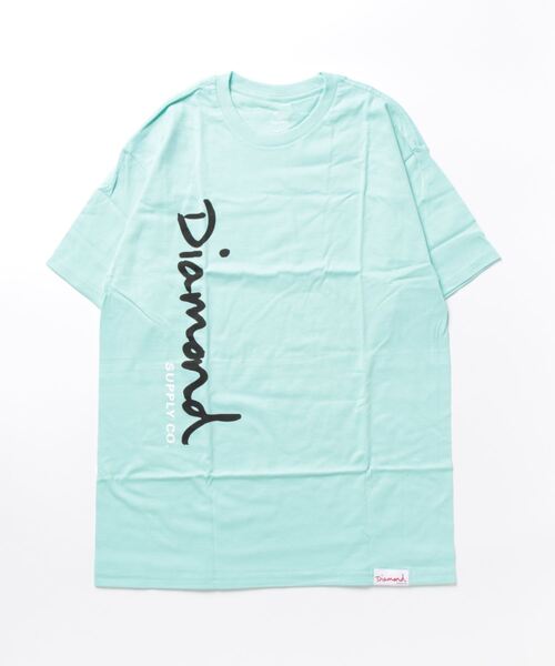 B.I.D.(ビーアイディー)の「《DIAMOND SUPPLY/ダイアモンドサプライ》OG SCRIPT SS TEE(Tシャツ/カットソー・レディース・ブラック/グレー/ミント・MEDIUM/LARGE/X-LARGE)」の3枚目の写真