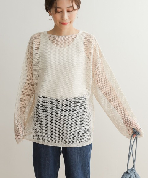 URBAN RESEARCH DOORS(アーバンリサーチドアーズ)の「リップルベーシックタンクトップ(タンクトップ・レディース・ベージュ/ブラウン/オフホワイト/ブラック・MEDIUM)」の7枚目の写真