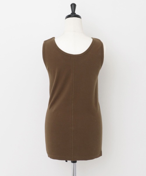 URBAN RESEARCH DOORS(アーバンリサーチドアーズ)の「リップルベーシックタンクトップ(タンクトップ・レディース・ベージュ/ブラウン/オフホワイト/ブラック・MEDIUM)」の20枚目の写真