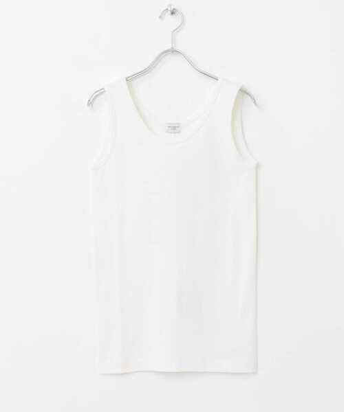 URBAN RESEARCH DOORS(アーバンリサーチドアーズ)の「リップルベーシックタンクトップ(タンクトップ・レディース・ベージュ/ブラウン/オフホワイト/ブラック・MEDIUM)」の21枚目の写真