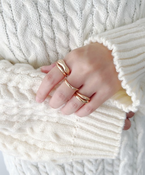 iso（イソ）の「５セットリング/シンプルデザイン（リング・レディース・ゴールド/シルバー・FREE）」の11枚目の写真