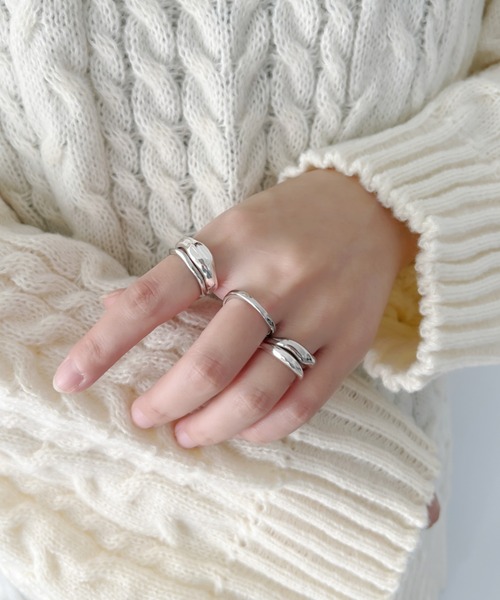 iso（イソ）の「５セットリング/シンプルデザイン（リング・レディース・ゴールド/シルバー・FREE）」の5枚目の写真