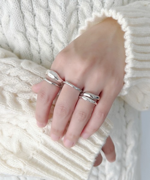 iso（イソ）の「５セットリング/シンプルデザイン（リング・レディース・ゴールド/シルバー・FREE）」の7枚目の写真