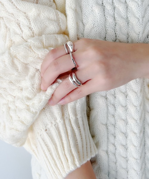 iso（イソ）の「５セットリング/シンプルデザイン（リング・レディース・ゴールド/シルバー・FREE）」の8枚目の写真