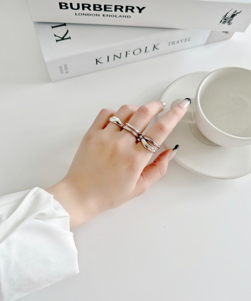 iso（イソ）の「５セットリング/シンプルデザイン（リング・レディース・ゴールド/シルバー・FREE）」の14枚目の写真