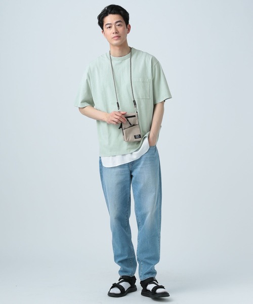 BAYFLOW(ベイフロー)の「【セットアイテム】スノーウォッシュレイヤードTシャツ(Tシャツ/カットソー・メンズ・ネイビー/パープル/グリーン/チャコールグレー・MEDIUM/LARGE)」の16枚目の写真