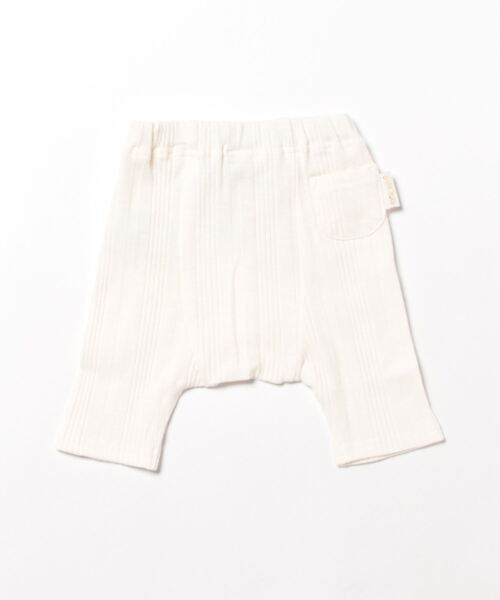 petit main(プティマイン)の「ランダムテレコレギンス(レギンス/スパッツ・キッズ・オフホワイト/ライトピンク/アイボリー・80cm/70cm)」の4枚目の写真