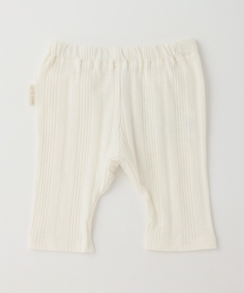 petit main(プティマイン)の「ランダムテレコレギンス(レギンス/スパッツ・キッズ・オフホワイト/ライトピンク/アイボリー・80cm/70cm)」の3枚目の写真