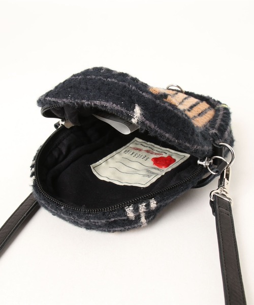 SEVESKIG（セヴシグ）の「SEVESKIG/セブシグ/Sholder pouch ver, imabari HOPI（ショルダーバッグ・メンズ・ブラック/ベージュ・FREE）」の6枚目の写真