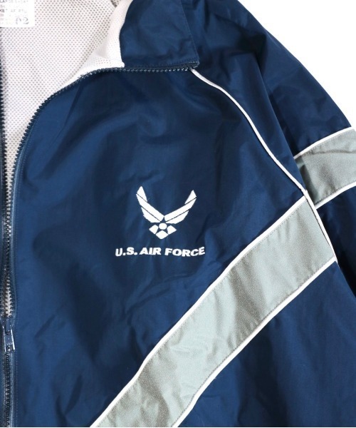 【U.S MILITARY / ユーエスミリタリー】US AIRFORCE PTU JACKET DEAD STOCK　トレーニングジャケット　ナイロンジャケット　ウィンドブレーカー　空軍　米軍