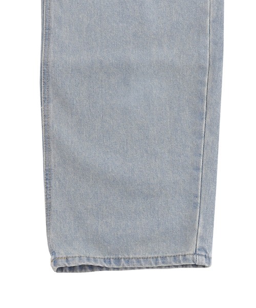 Figments（フィグメンツ）の「ダメージデニムバギーパンツ（デニムパンツ・レディース・ライトインディゴブルー・SMALL/LARGE/MEDIUM）」の11枚目の写真