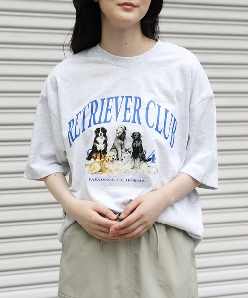 Retriever Club(レトリーバークラブ)の「【UNISEX】Retriever Club/FRIENDS Tシャツ 2197659(Tシャツ/カットソー・レディース・ホワイト/ライトグレー/ネイビー/ライトブルー/チャコール/グリーン/その他1・SMALL/MEDIUM/LARGE/X-LARGE)」の3枚目の写真