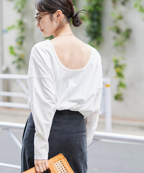 MY_round open long Tシャツ（Tシャツ／カットソー）｜Plage
