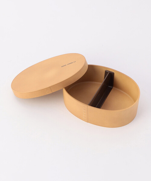 MONO COMME CA(モノコムサ)の「一段ランチボックス(小)(お弁当箱・レディース・ベージュ/ブラウン・FREE)」の8枚目の写真