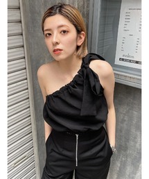 ENVYM | ワンショルリボントップス(Tシャツ/カットソー)