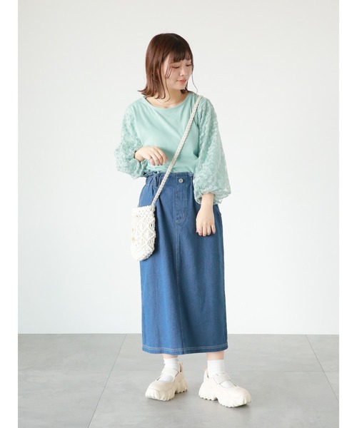 ehka sopo（エヘカソポ）の「マクラメショルダーバッグ（ハンドバッグ・レディース・ブラック/オフホワイト/モカ・ﾌﾘ-）」の16枚目の写真