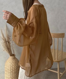 【apres jour clair】シアー袖ボリュームシャツ【ZOZOTOWN限定アイテム】