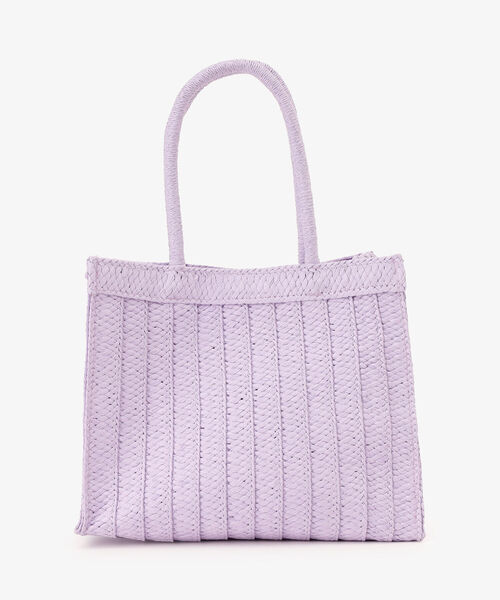 Afternoon Tea（アフタヌーンティー）の「パステルかごトートバッグ（かごバッグ・レディース・ブラウン/グリーン/パープル・ONE SIZE）」の3枚目の写真