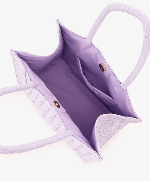 Afternoon Tea（アフタヌーンティー）の「パステルかごトートバッグ（かごバッグ・レディース・ブラウン/グリーン/パープル・ONE SIZE）」の5枚目の写真