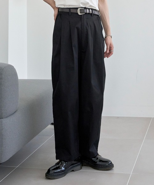 ADAMASTE(アダマスト)の「2タックワイドバルーンパンツ(その他パンツ・メンズ・ホワイト/ベージュ/ブラック・SMALL/MEDIUM/LARGE)」の13枚目の写真