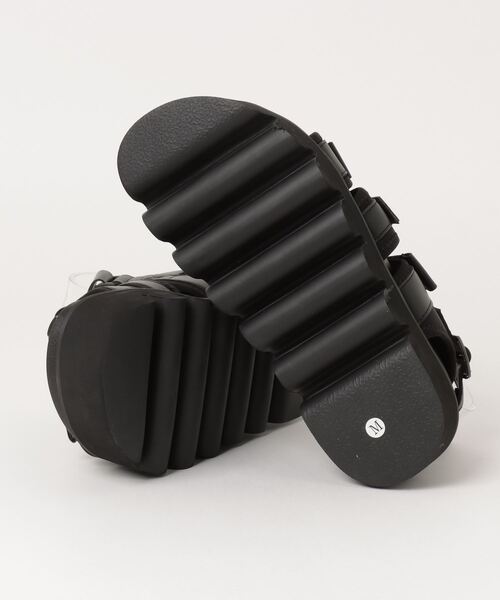 LOVEHUNTER(ラブハンター)の「LOVEHUNTER/+6.5cm 軽量 ハイソールスポーツサンダル(1962)(サンダル・メンズ・ブラック・M/L/LL)」の9枚目の写真