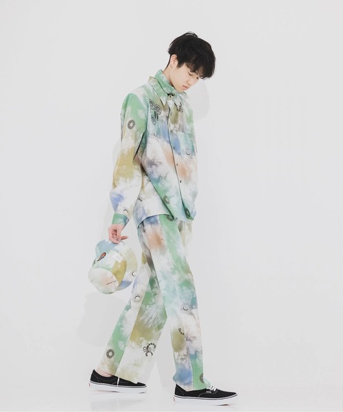 Under the Skin（アンダーザスキン）の「Under the Skin アンダーザスキン/ ミリタリータイダイ パンツ セットアップ対応  // UTS-05603（その他パンツ・メンズ・イエロー/グリーン・LARGE/MEDIUM/SMALL）」の7枚目の写真