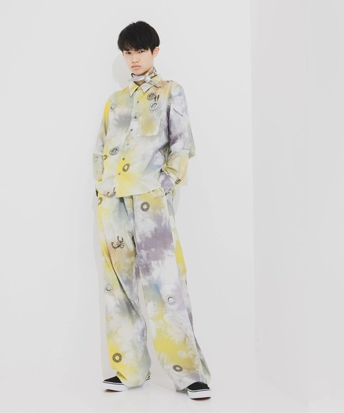 Under the Skin（アンダーザスキン）の「Under the Skin アンダーザスキン/ ミリタリータイダイ パンツ セットアップ対応  // UTS-05603（その他パンツ・メンズ・イエロー/グリーン・LARGE/MEDIUM/SMALL）」の8枚目の写真