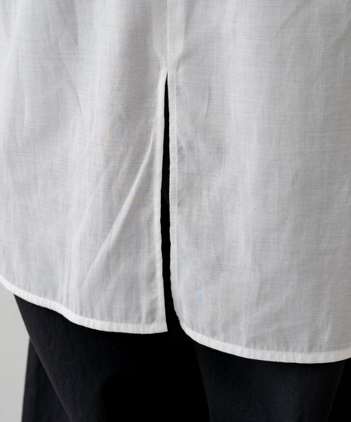 Omekashi（オメカシ）の「シアーTブラウス（シャツ/ブラウス・レディース・ブラック/オフホワイト/グリーン・FREE）」の18枚目の写真