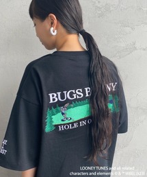 [WARNER BROS./ワーナー・ブラザース] 別注 BUGS BUNNY バック刺繍プリントTシャツ