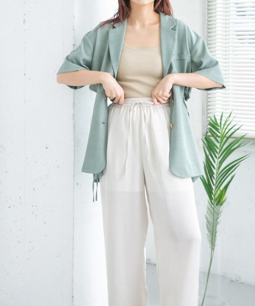 KBF(ケイビーエフ)の「ヘムカーブブラトップ(キャミソール・レディース・ブラック/ベージュ/アイボリー・ONE)」の15枚目の写真