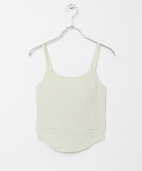 KBF(ケイビーエフ)の「ヘムカーブブラトップ(キャミソール・レディース・ブラック/ベージュ/アイボリー・ONE)」の16枚目の写真