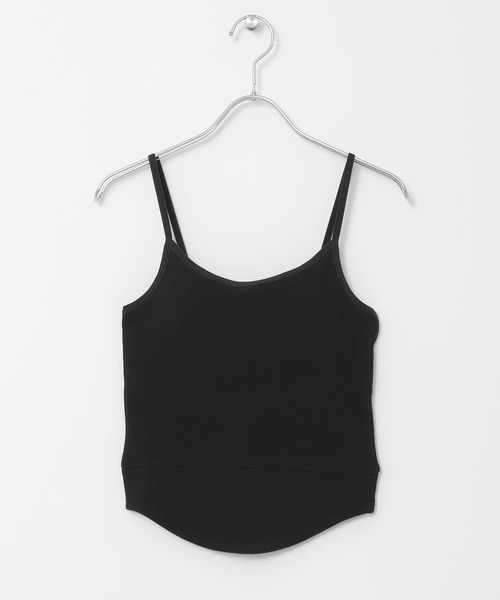 KBF(ケイビーエフ)の「ヘムカーブブラトップ(キャミソール・レディース・ブラック/ベージュ/アイボリー・ONE)」の17枚目の写真