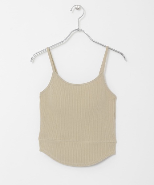 KBF(ケイビーエフ)の「ヘムカーブブラトップ(キャミソール・レディース・ブラック/ベージュ/アイボリー・ONE)」の18枚目の写真